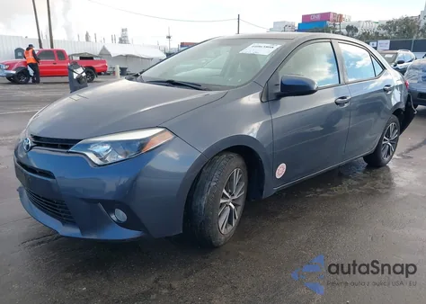 2016 Toyota Corolla Le Plus z USA, uszkodzony, nr VIN 5YFBURHE2GP477269